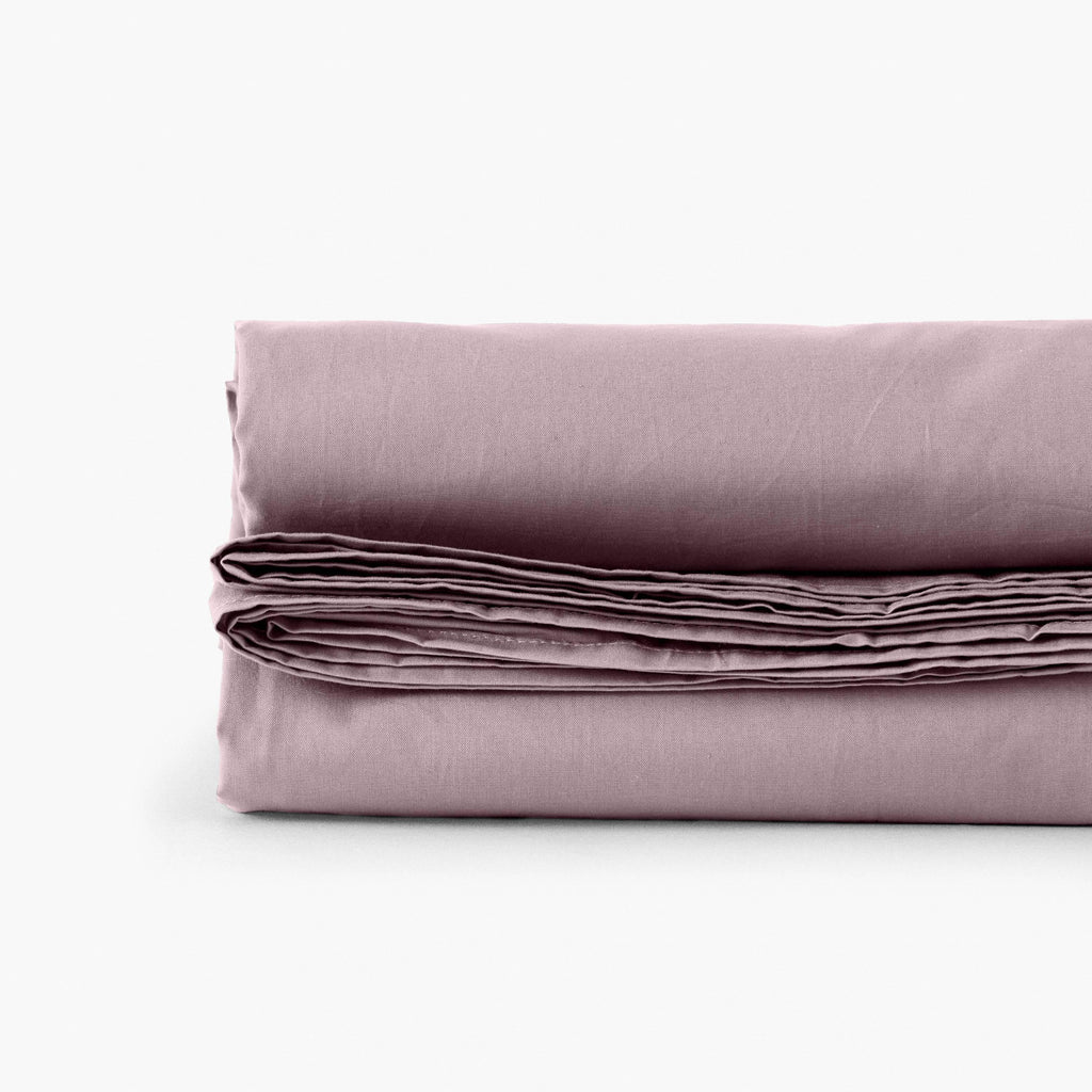 Flatsheet in Cotton Percale Neo Powder - Carré Blanc Canada