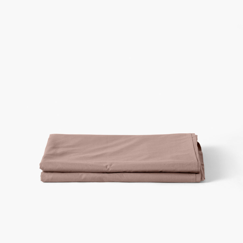 Flatsheet in Cotton Percale Neo Taupe - Carré Blanc Canada