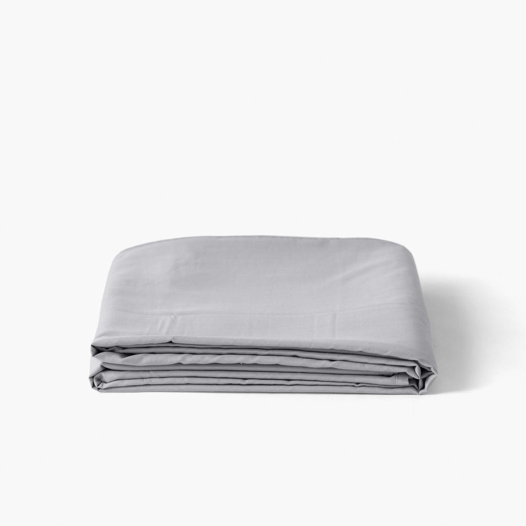 Flatsheet in Jacquard Cotton Sateen Prestige Turtle Dove - Carré Blanc Canada