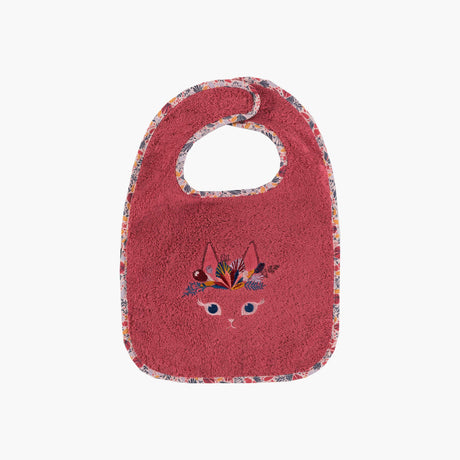 Kittyful Cotton Bib - Carré Blanc Canada