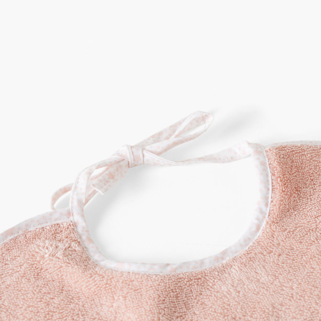 Illumine Pink Organic Cotton Bib - Carré Blanc Canada