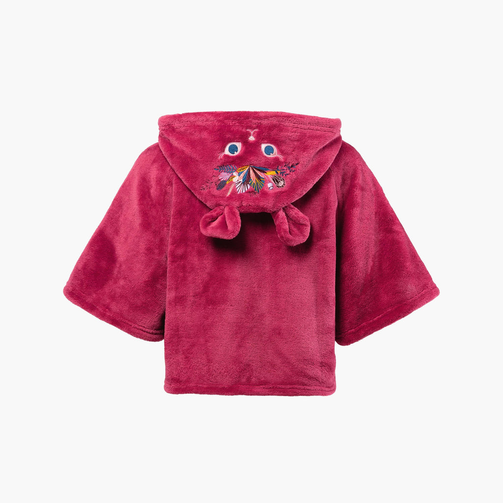 Kid Poncho Blackcurrant Kittyful - Carré Blanc Canada