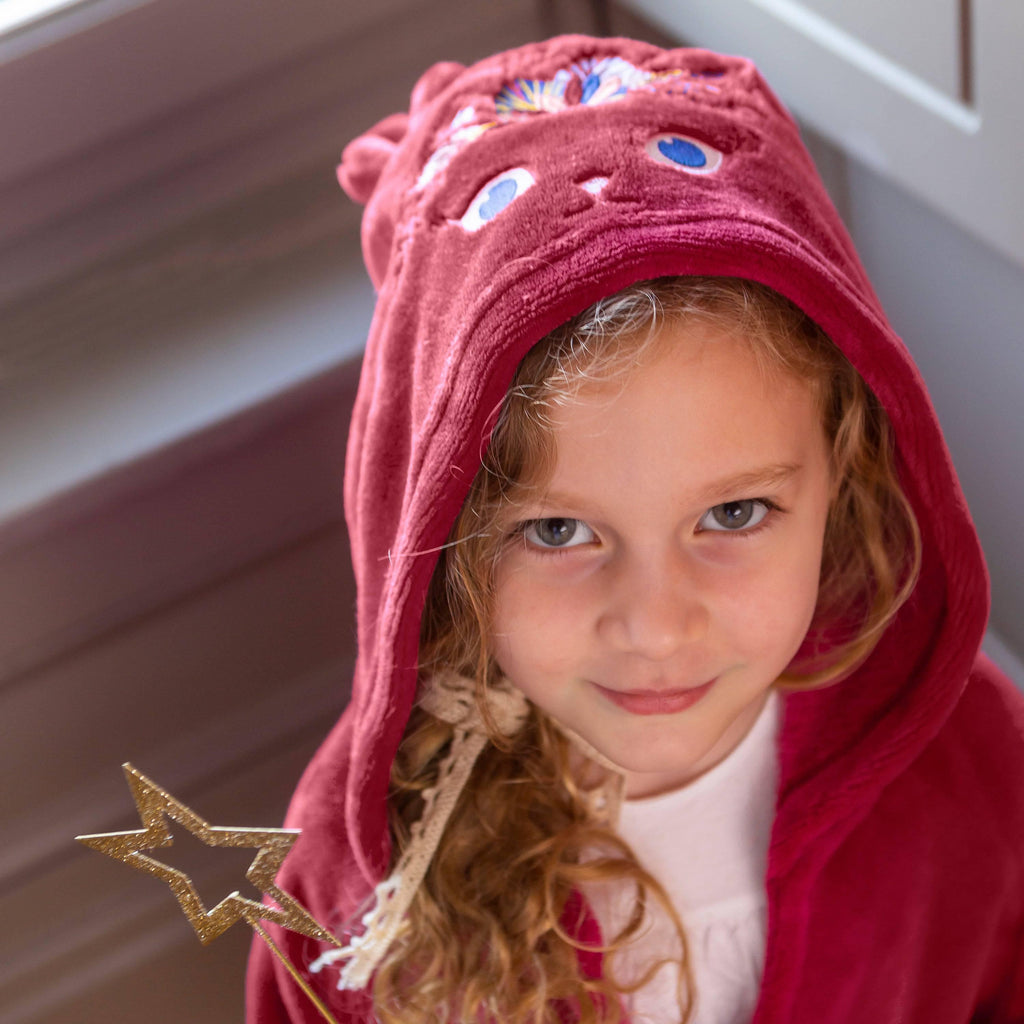 Kid Poncho Blackcurrant Kittyful - Carré Blanc Canada