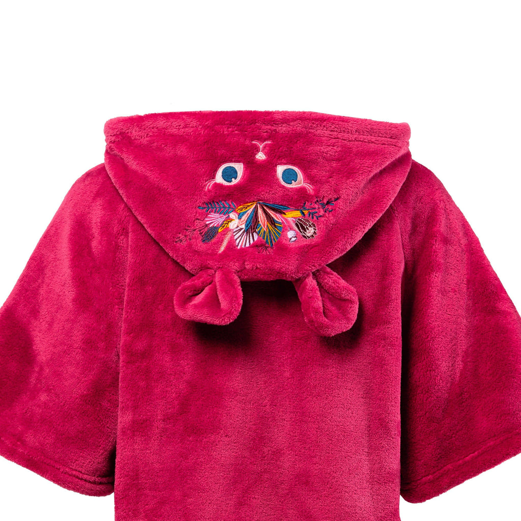 Kid Poncho Blackcurrant Kittyful - Carré Blanc Canada