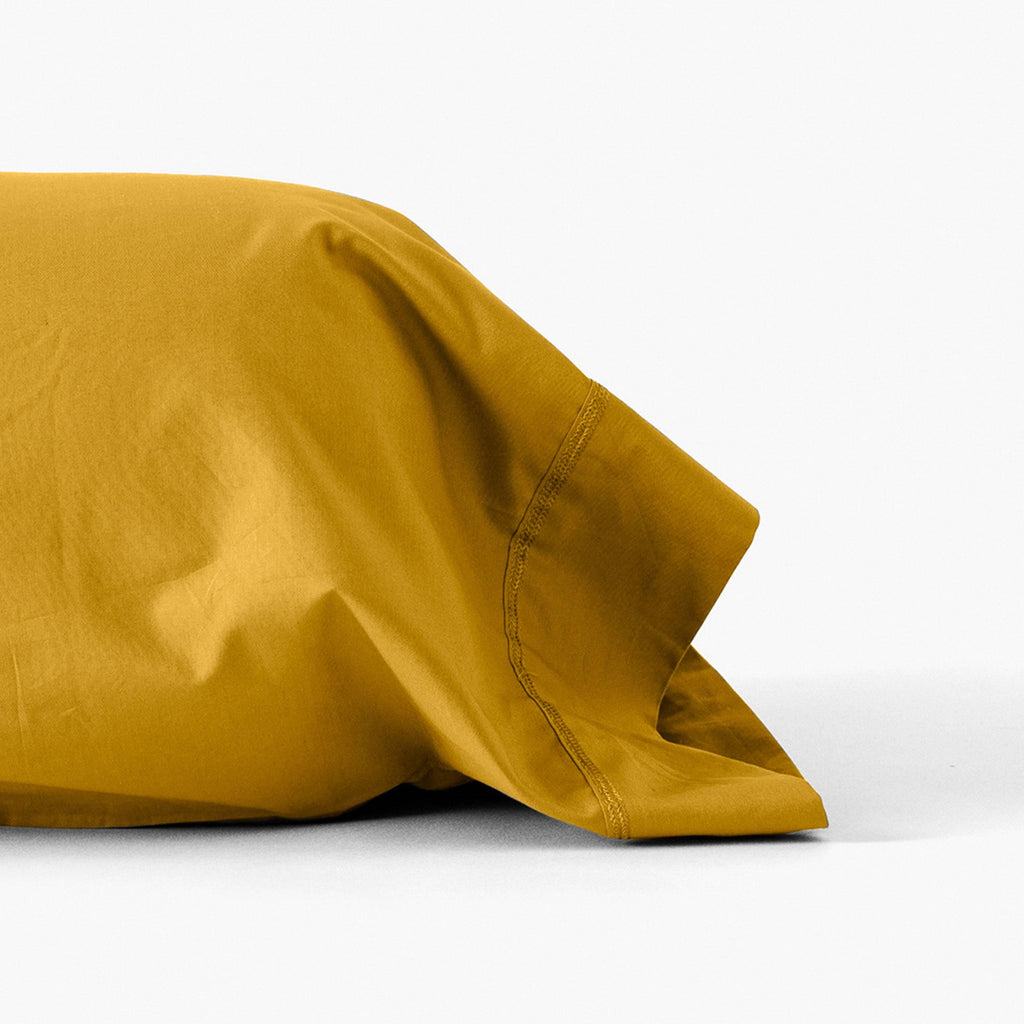 Neo Curry Cotton Percale Bolster Case - Carré Blanc Canada