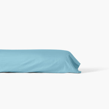 Prestige glacier plain cotton satin bolster cover - Carré Blanc Canada