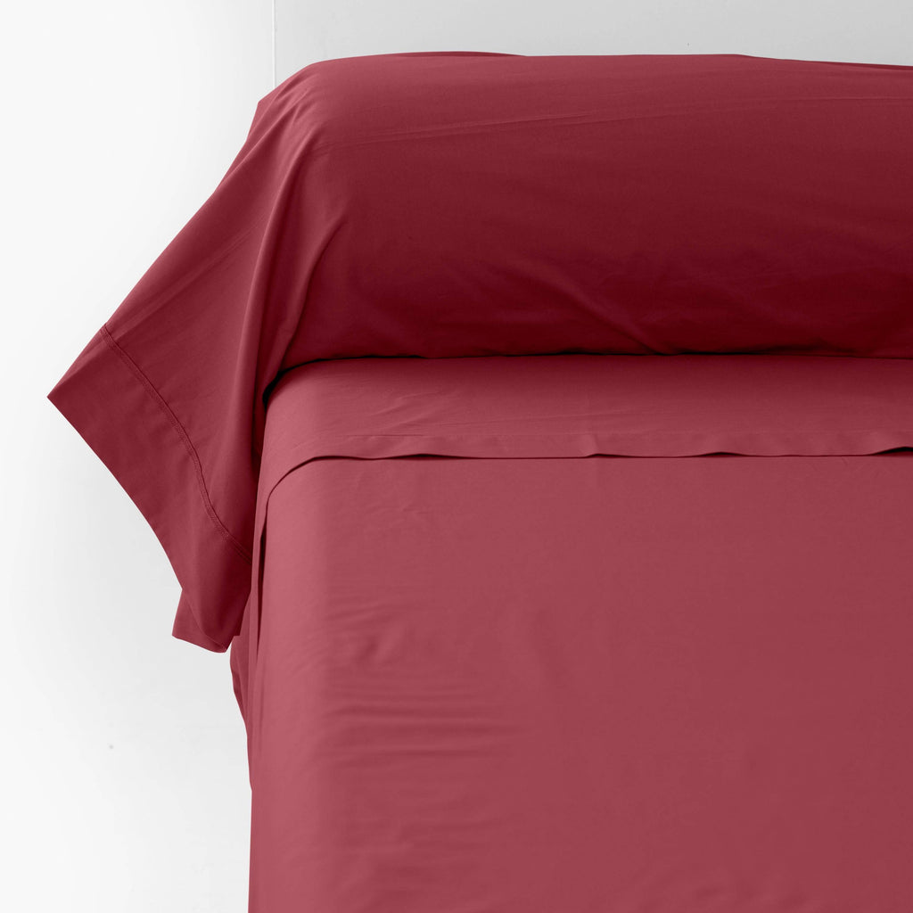 Neo Berry Cotton Percale Bolster Case - Carré Blanc Canada