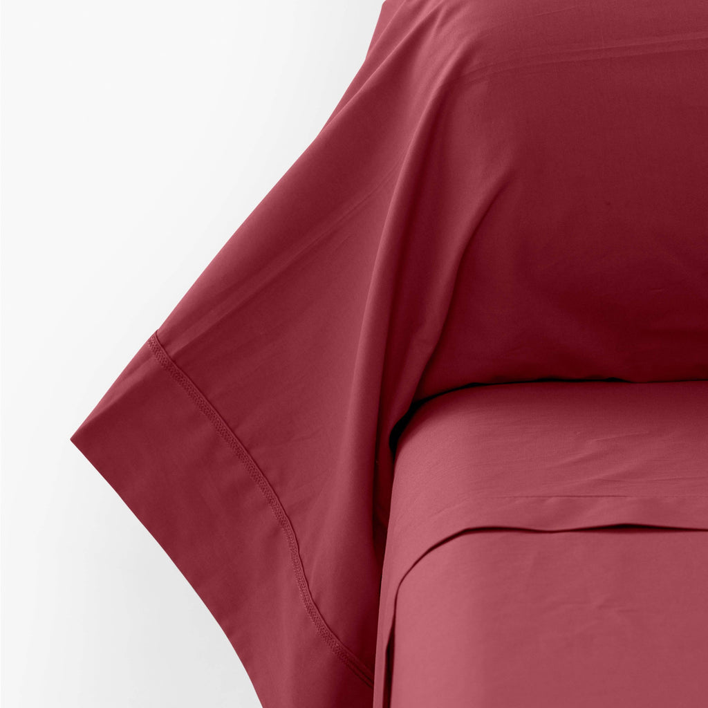 Neo Berry Cotton Percale Bolster Case - Carré Blanc Canada