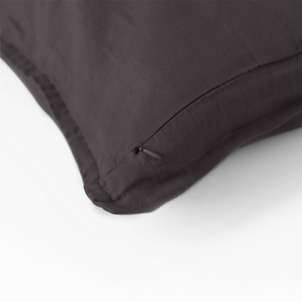 Songe Sheet Set - Charcoal - Carré Blanc Canada