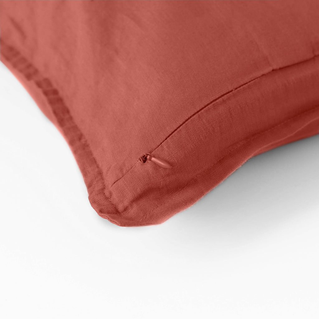 Songe Sheet Set - Terracotta - Carré Blanc Canada
