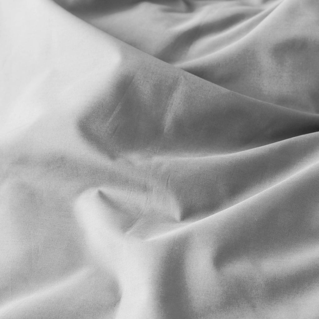 Duvet Cover in Cotton Percale Neo Grey - Carré Blanc Canada