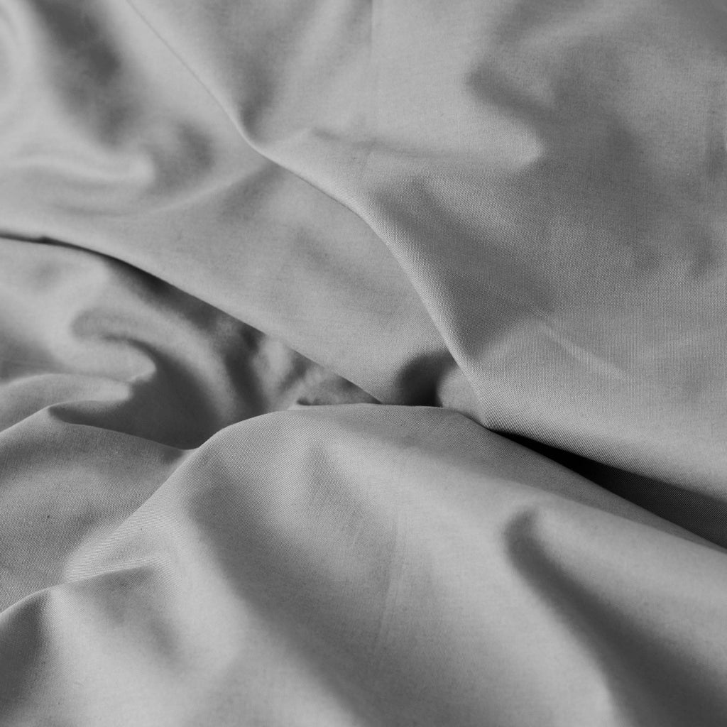 Duvet Cover in Cotton Percale Neo Grey - Carré Blanc Canada