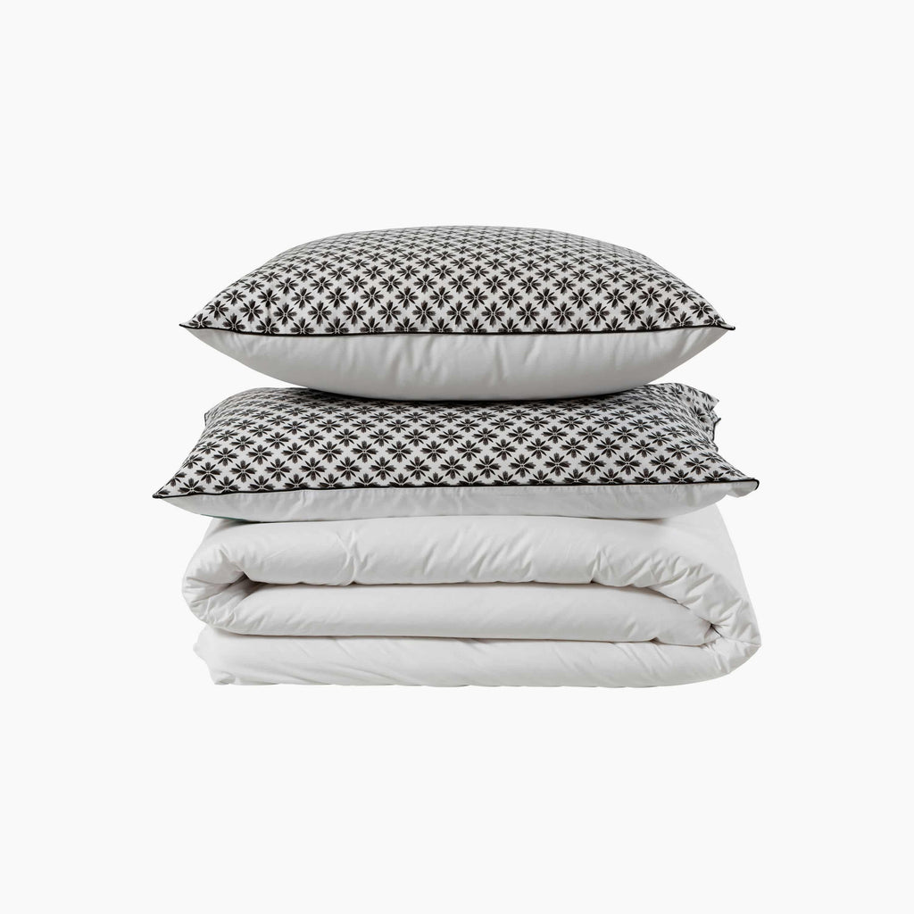 Azulejos Cotton Duvet Cover - Carré Blanc Canada