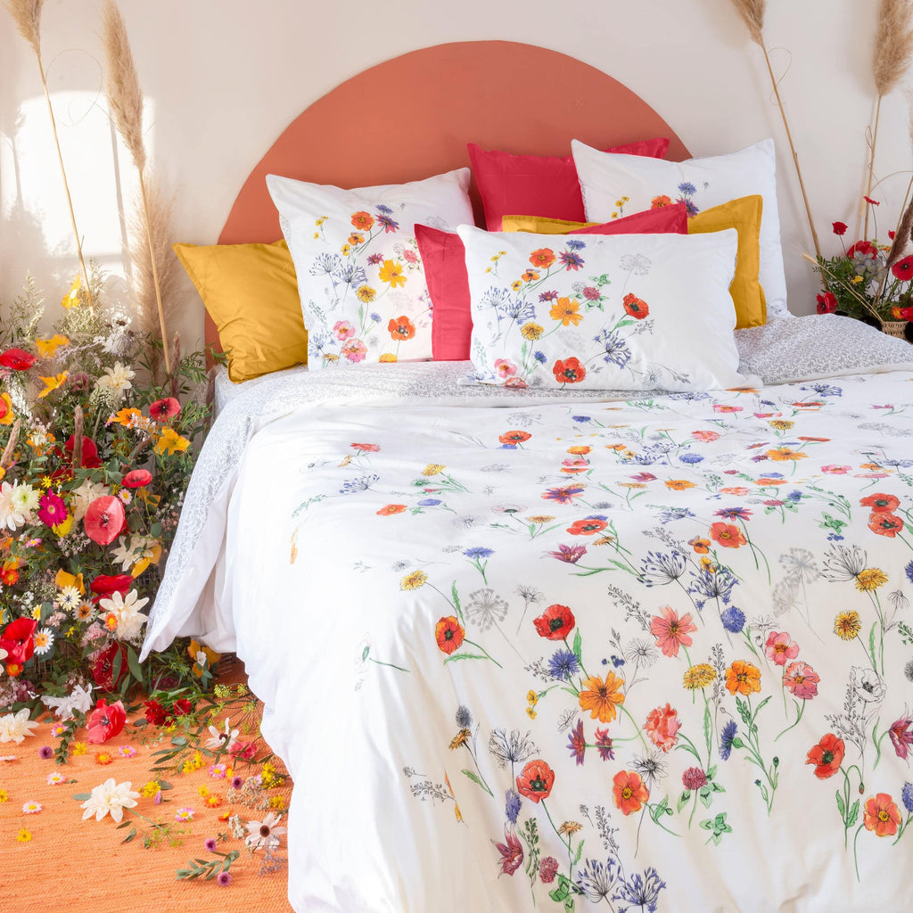 Eloges Cotton Percale Duvet Cover - Carré Blanc Canada