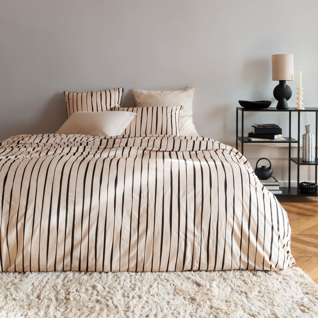 Gisèle Organic Cotton Duvet Cover - Carré Blanc Canada