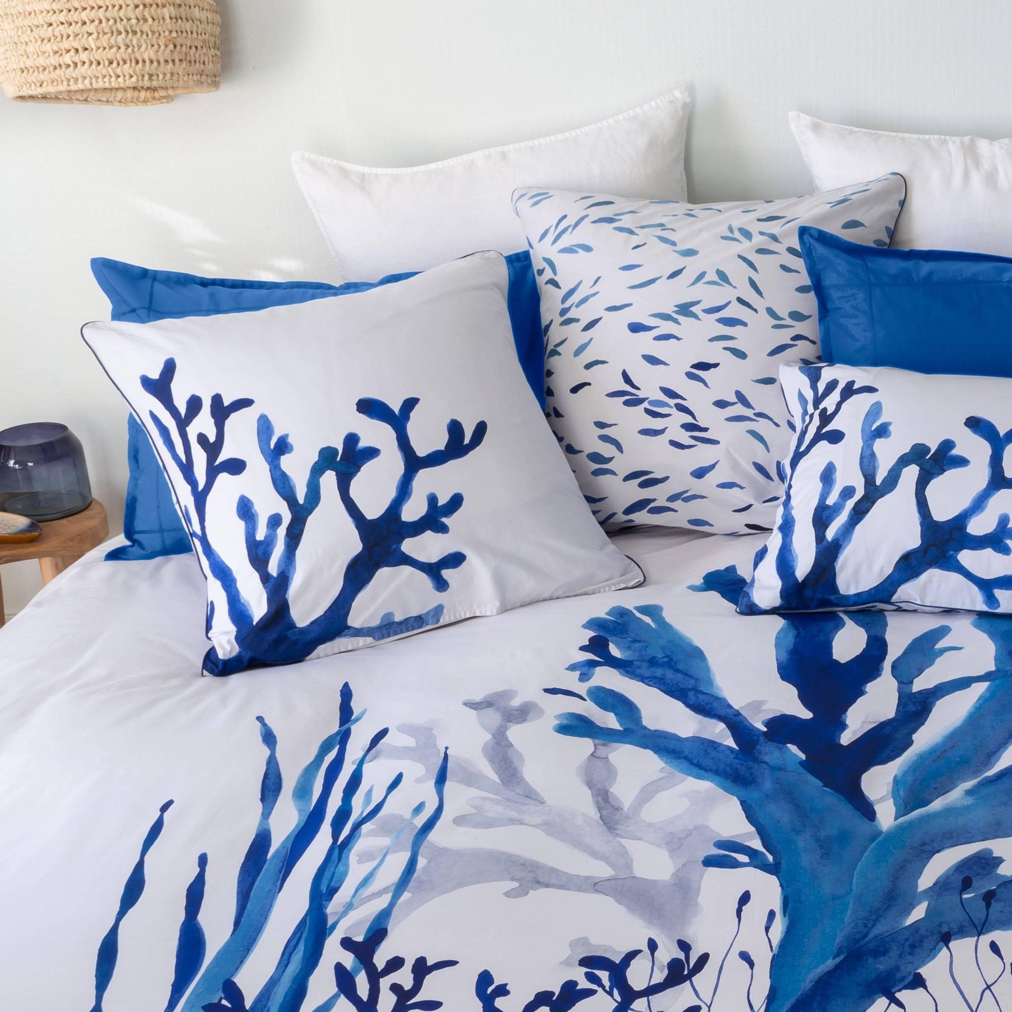 Housse de couette Illusion bleue | Françoise Saget Housse de couette Illusion bleue | Françoise Saget