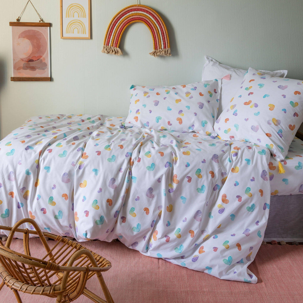 Duvet Cover in Pure Cotton Calliopé - Carré Blanc Canada