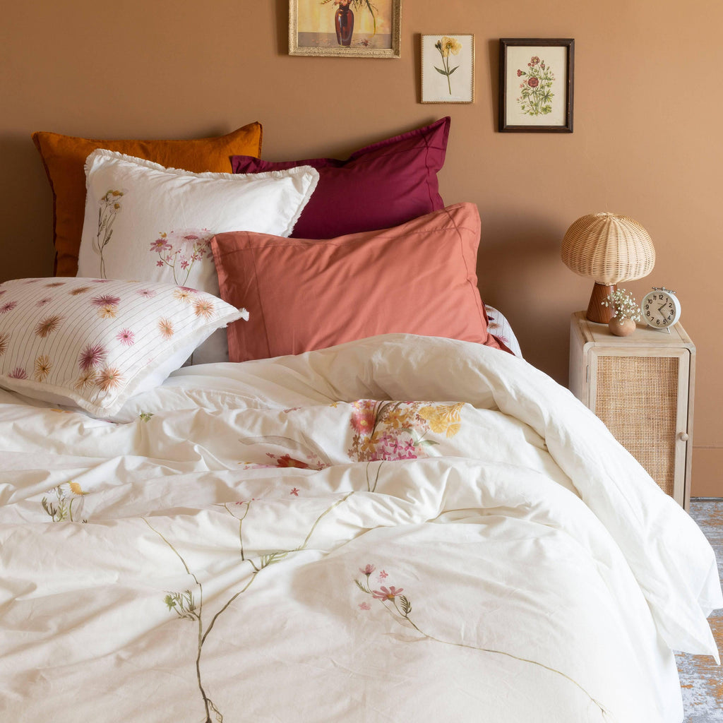 Duvet Cover Pure Organic Washed Organic Cotton Ô Gaïa - Carré Blanc Canada