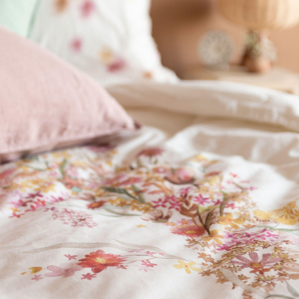 Duvet Cover Pure Organic Washed Organic Cotton Ô Gaïa - Carré Blanc Canada