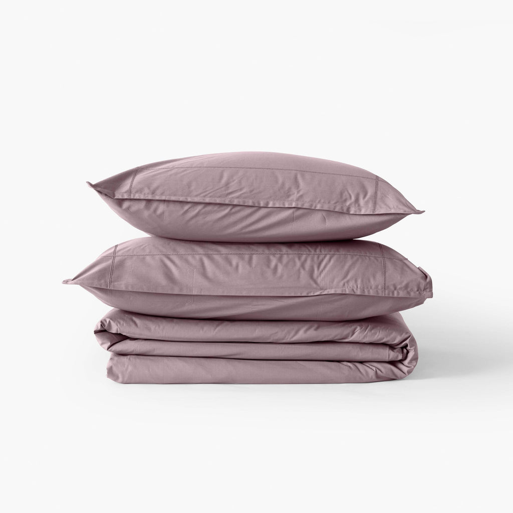 Duvet Cover in Cotton Percale Neo Powder - Carré Blanc Canada