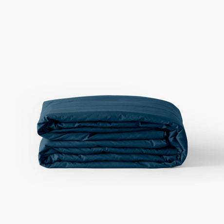 Duvet Cover in Cotton Percale Neo Prussian Blue - Carré Blanc Canada