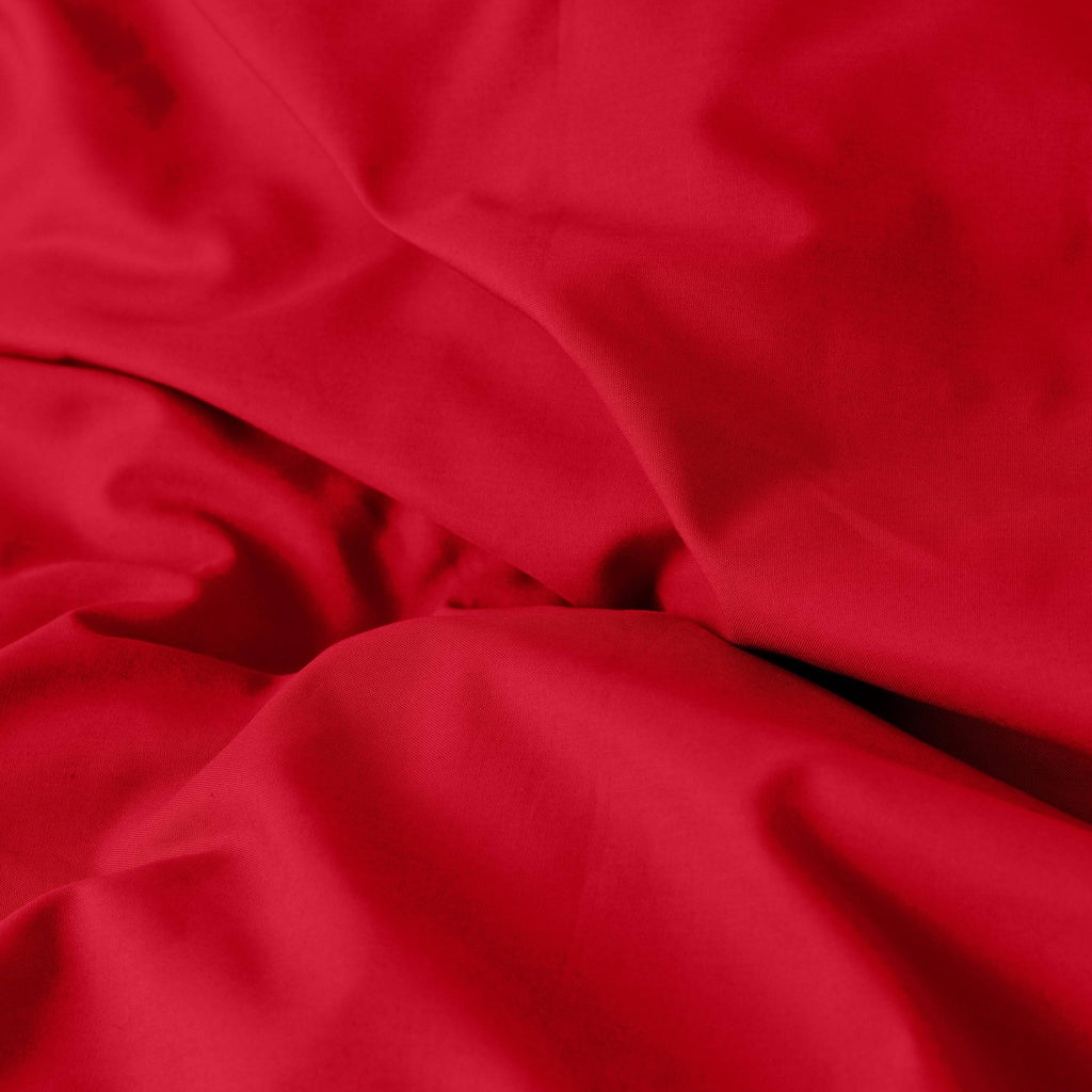 Duvet Cover in Cotton Percale Neo Red - Carré Blanc Canada