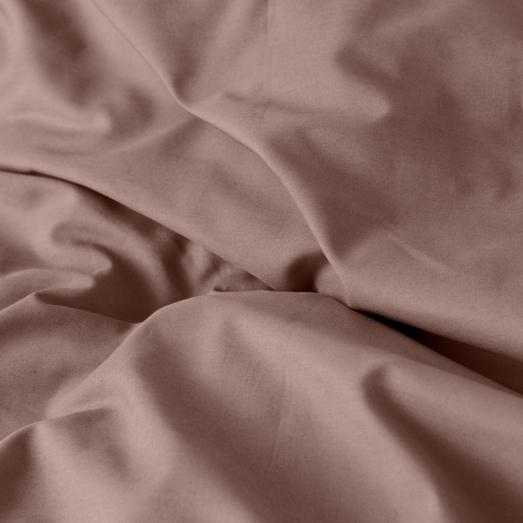 Neo Duvet Cover Cotton Percale Taupe - Carré Blanc Canada