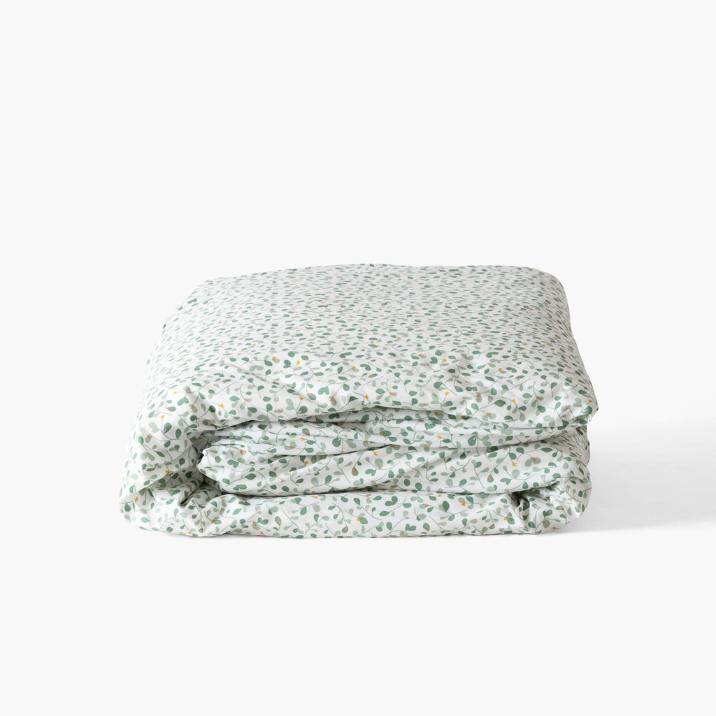 Duvet Cover in Cotton Percale Neo Vegetal Thyme - Carré Blanc Canada