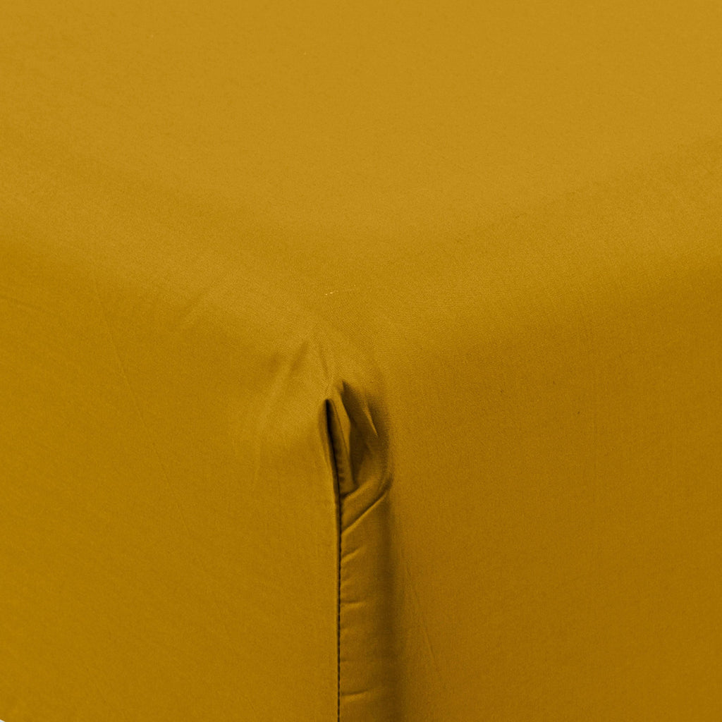 Fitted Sheet in Cotton Percale Neo Curry - Carré Blanc Canada