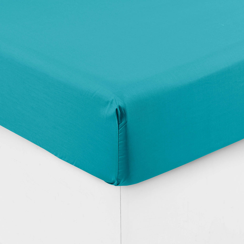 Fitted Sheet Duck Neo in Cotton Percale - Carré Blanc Canada