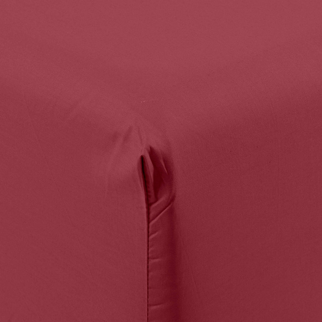 Fitted Sheet in Cotton Percale Neo Berry - Carré Blanc Canada