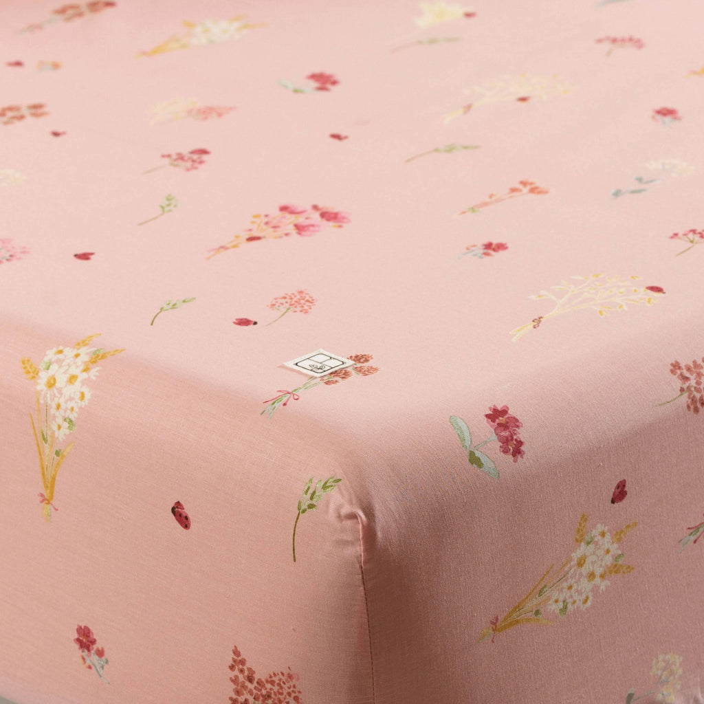 Fitted Sheet Pure Organic Cotton Raphia - Carré Blanc Canada