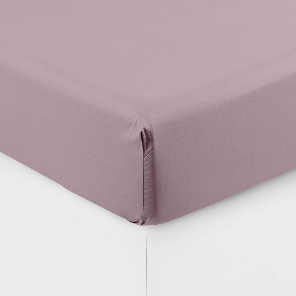 Fitted Sheet in Cotton Percale Neo Powder - Carré Blanc Canada