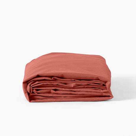 Songe Sheet Set - Terracotta - Carré Blanc Canada
