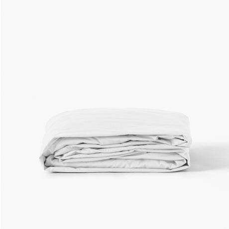 Fitted Sheet in Cotton Percale Neo White - Carré Blanc Canada