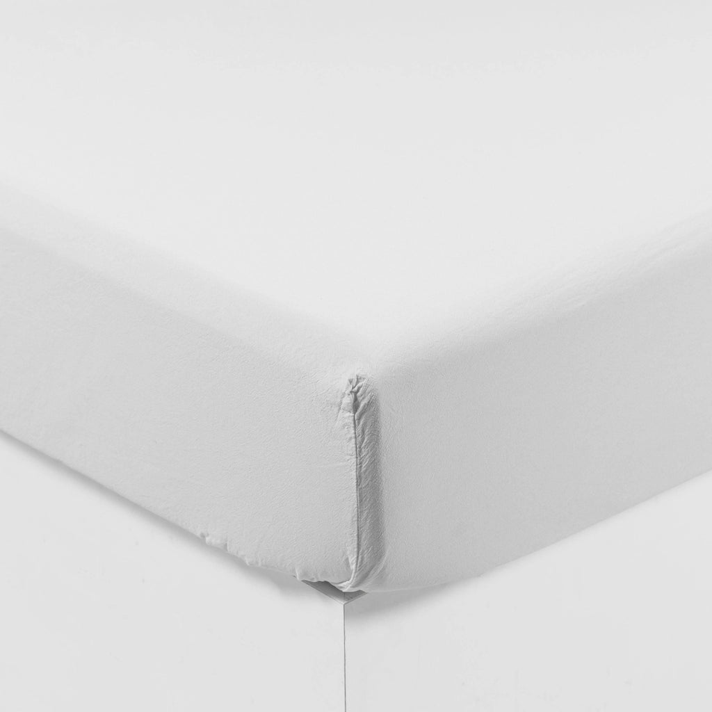 Souffle Sheet Set - White - Carré Blanc Canada