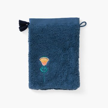 Glove in Cotton Papyrus Egyptian Blue - Carré Blanc Canada
