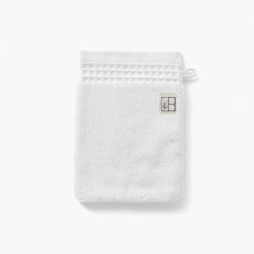 Glove in Organic Cotton Source White - Carré Blanc Canada