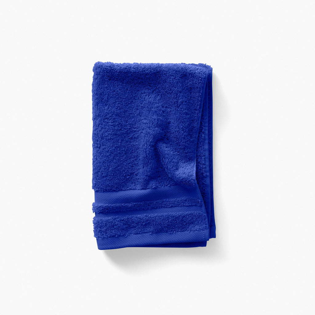 Lola II Cobalt Cotton Guest Towel - Carré Blanc Canada