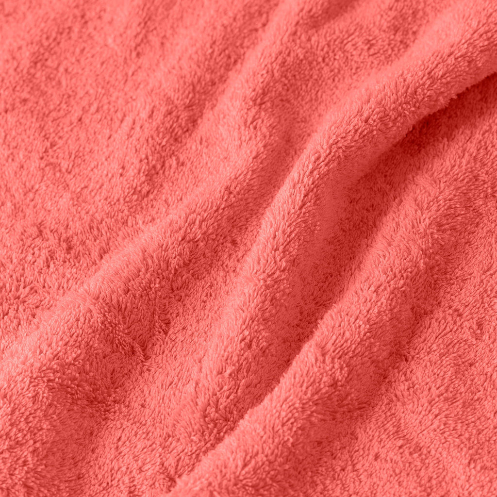 Lola II Coral Cotton Guest Towel - Carré Blanc Canada