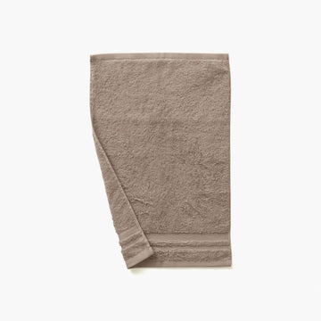Hand towel mink Lola II in cotton - Carré Blanc Canada