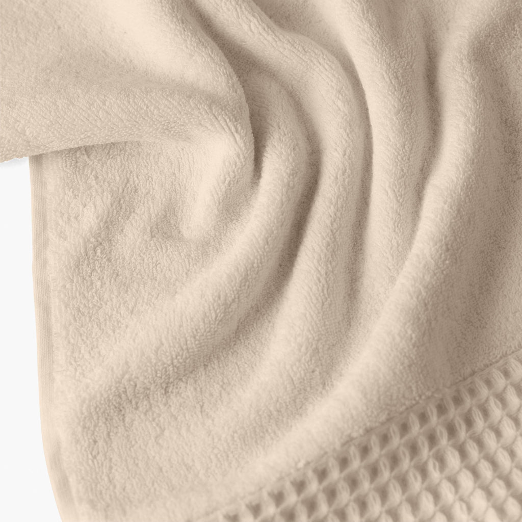 Source Natural Organic Cotton Bouclette Hand Towel - Carré Blanc Canada