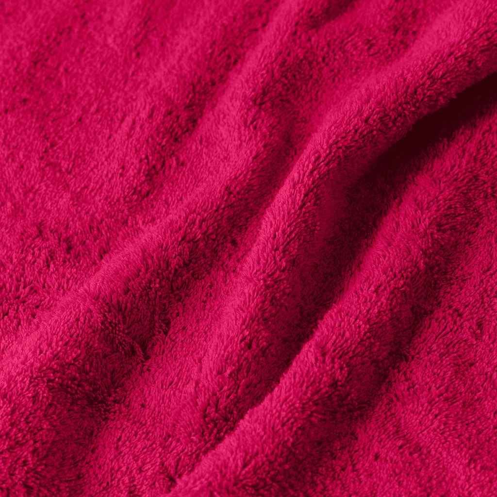 Lola II Raspberry Cotton Guest Towel - Carré Blanc Canada