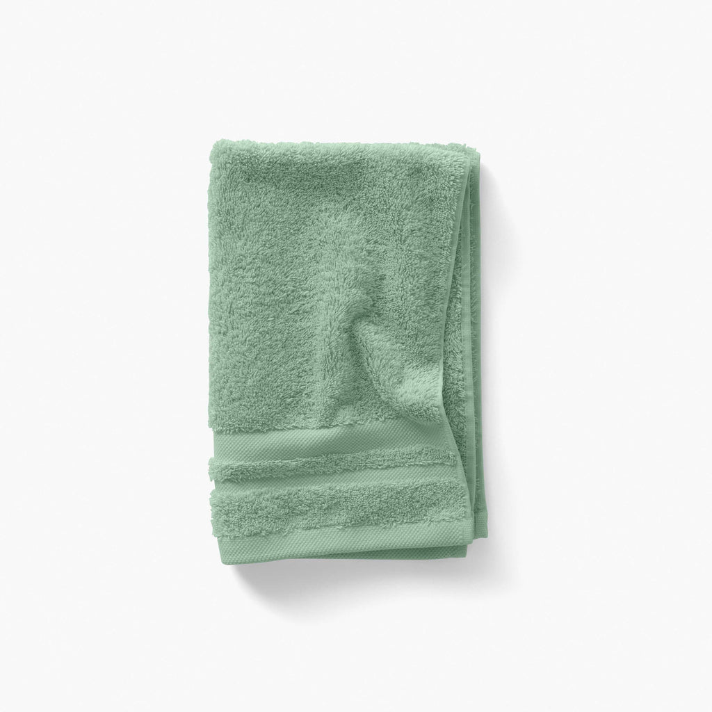 Lola II Sage Cotton Guest Towel - Carré Blanc Canada