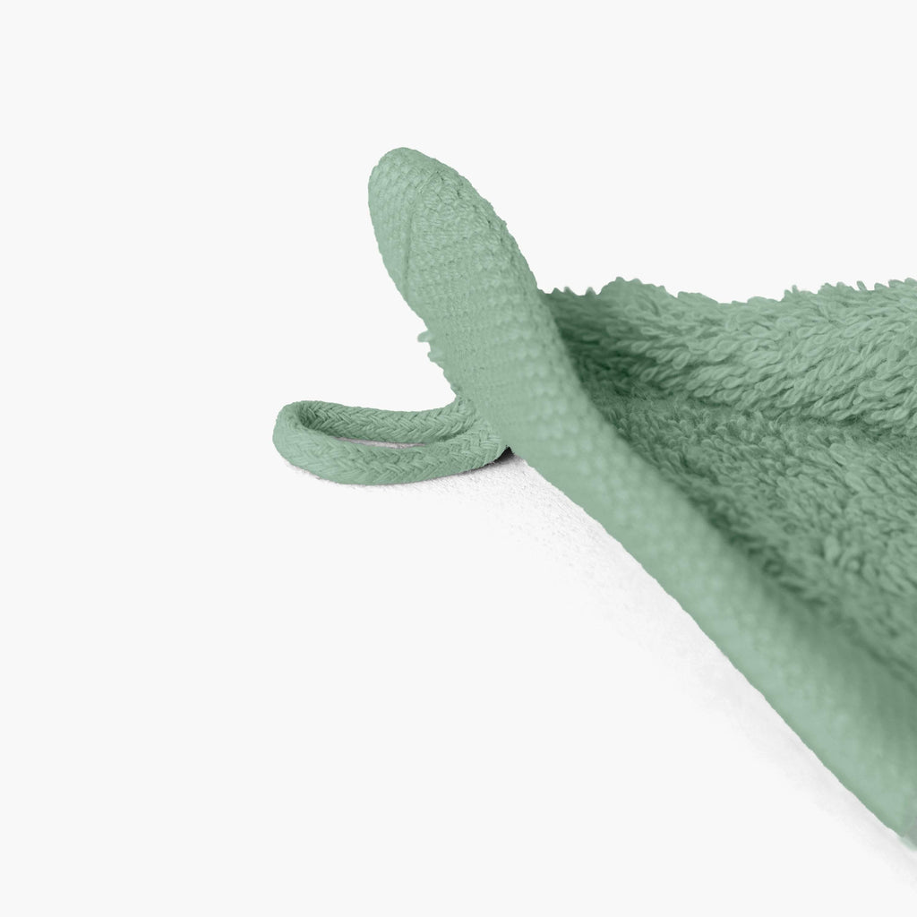 Lola II Sage Cotton Guest Towel - Carré Blanc Canada