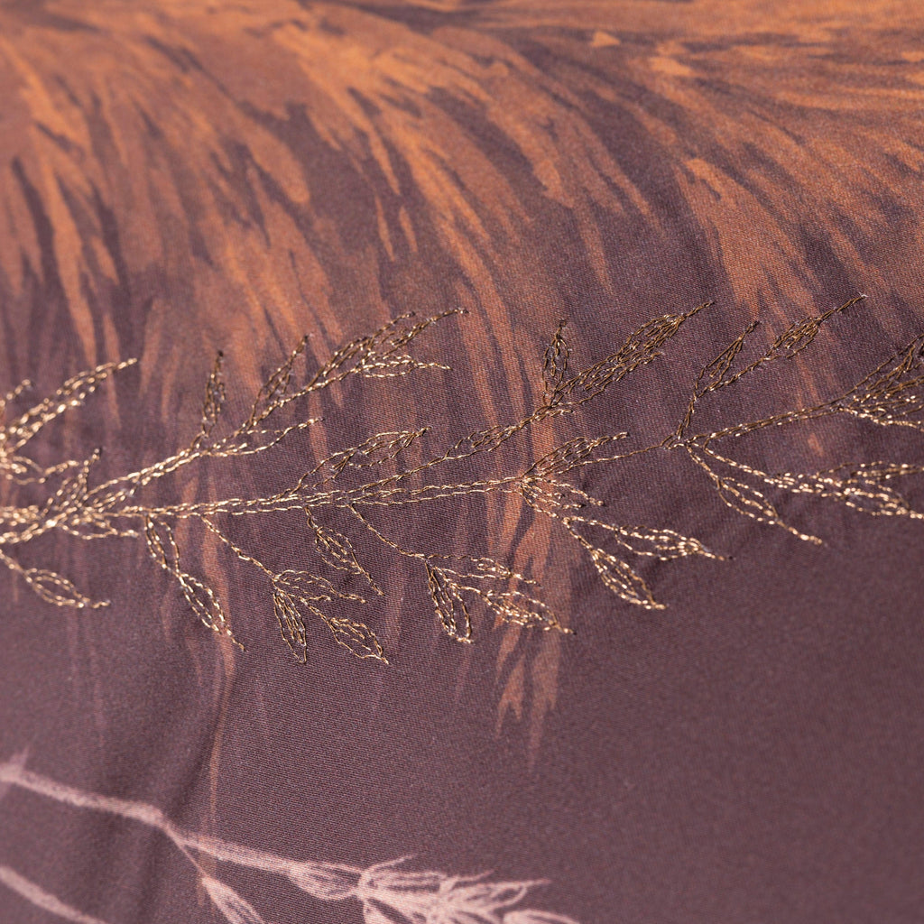 Square Pillowcase in Cotton Satin Pampa - Carré Blanc Canada