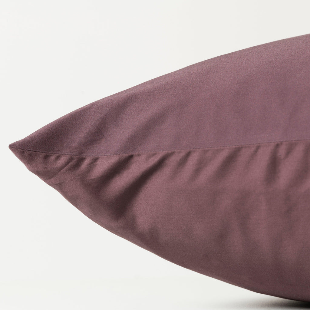 Square Pillowcase in Cotton Satin Pampa - Carré Blanc Canada