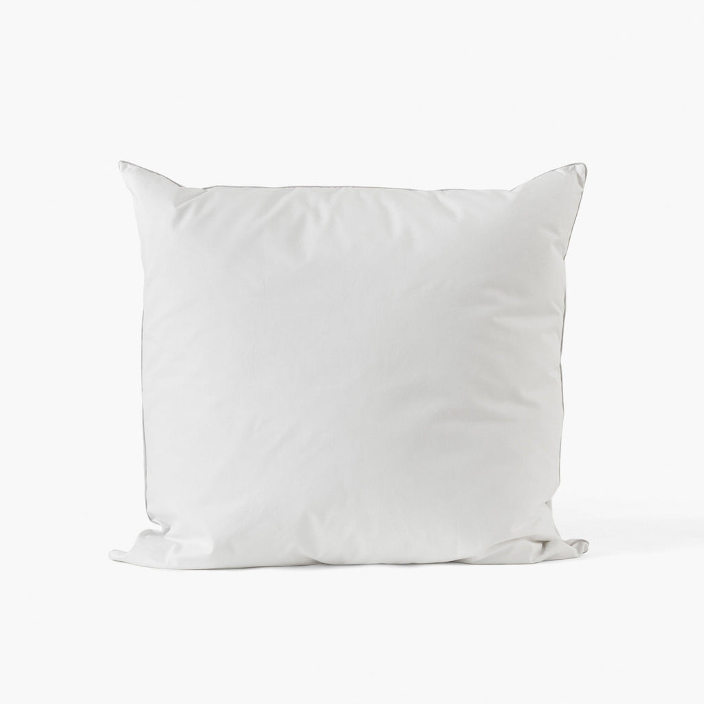 Neige Snow duck down soft square pillow - Carré Blanc Canada