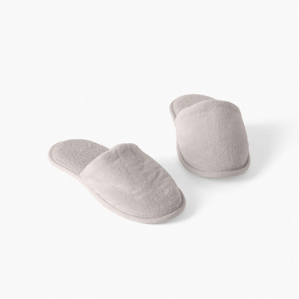 Women's Cotton Mules Slippers Lola Perle - Carré Blanc Canada