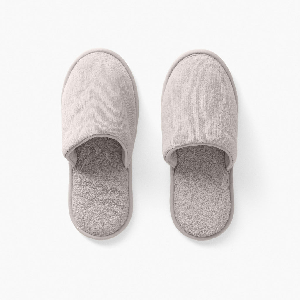 Women's Cotton Mules Slippers Lola Perle - Carré Blanc Canada
